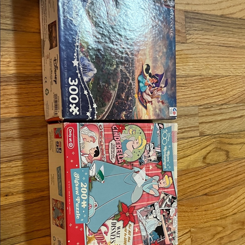 Disney Cinderella 200-Piece Jigsaw Puzzle - Blue